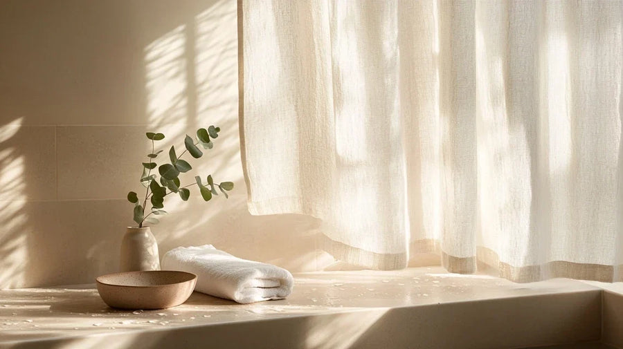 Modern bathroom interior representing passive gut health tracking technology | Gutsi