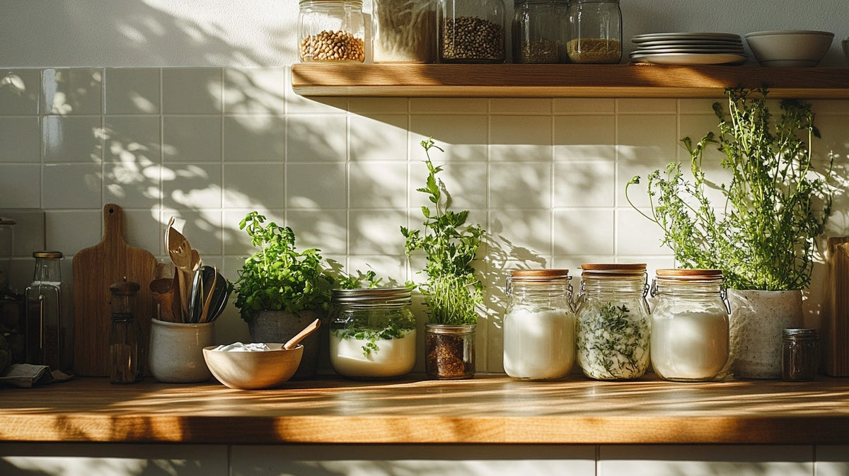 Clean lab-adjacent still life representing microbiome testing and gut health data | Gutsi