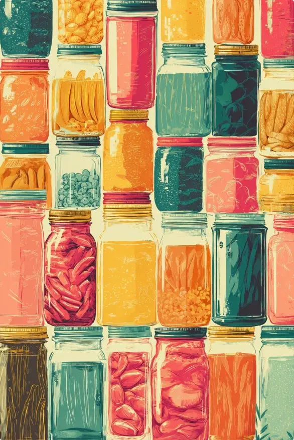 Jars of fermented foods, asking whether they really benefit gut health | Gutsi