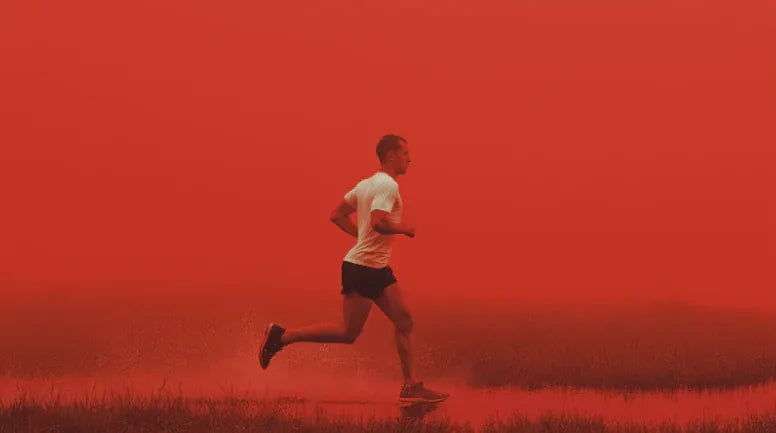 Runner mid-stride, and the gut signal that may be holding a 5K time back | Gutsi