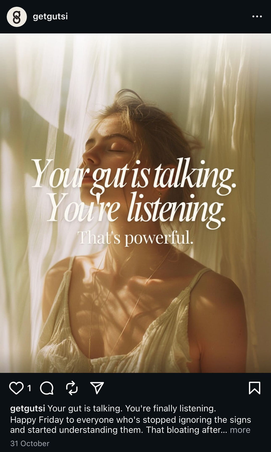 Gutsi social post