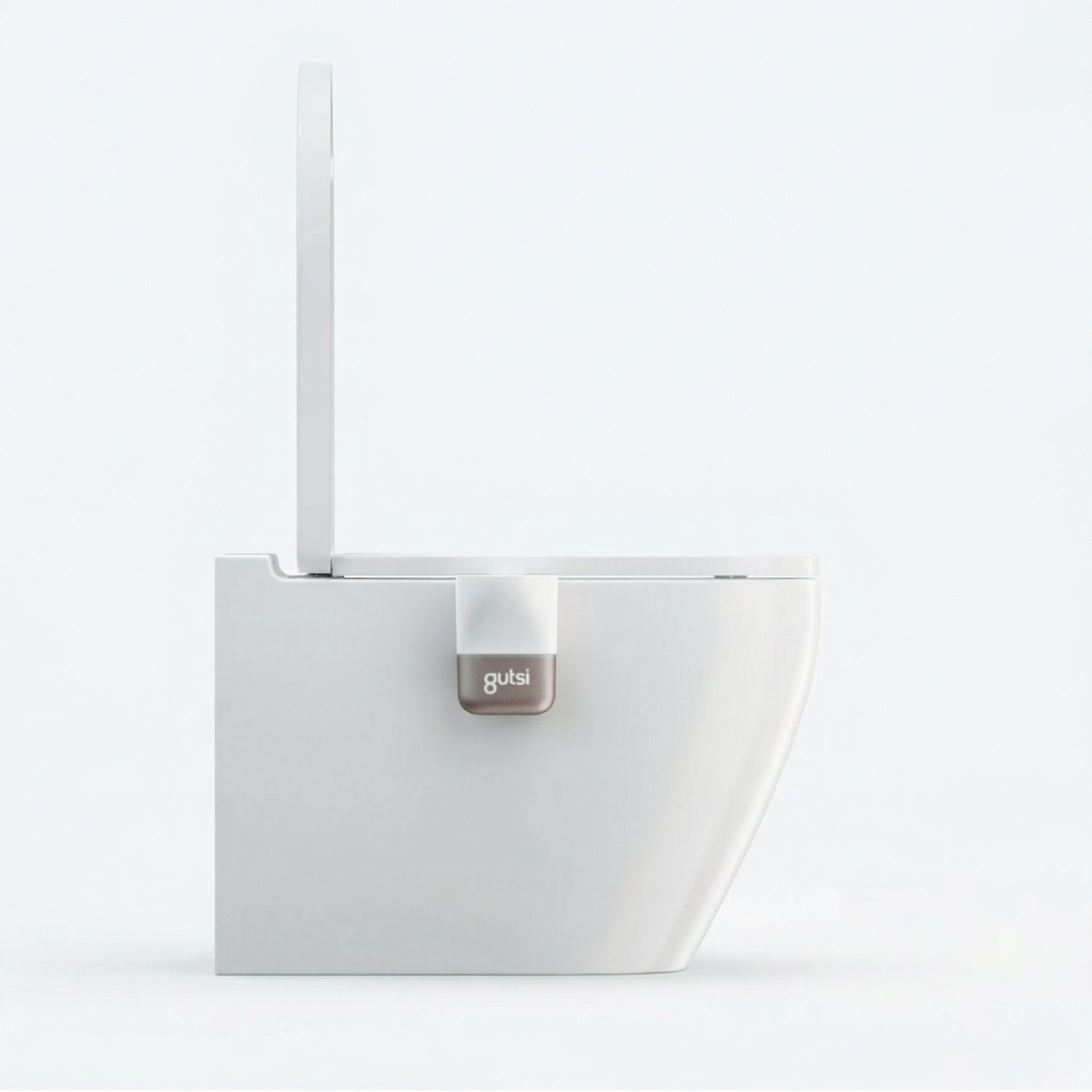 Gutsi digestive tracking device fitted to toilet