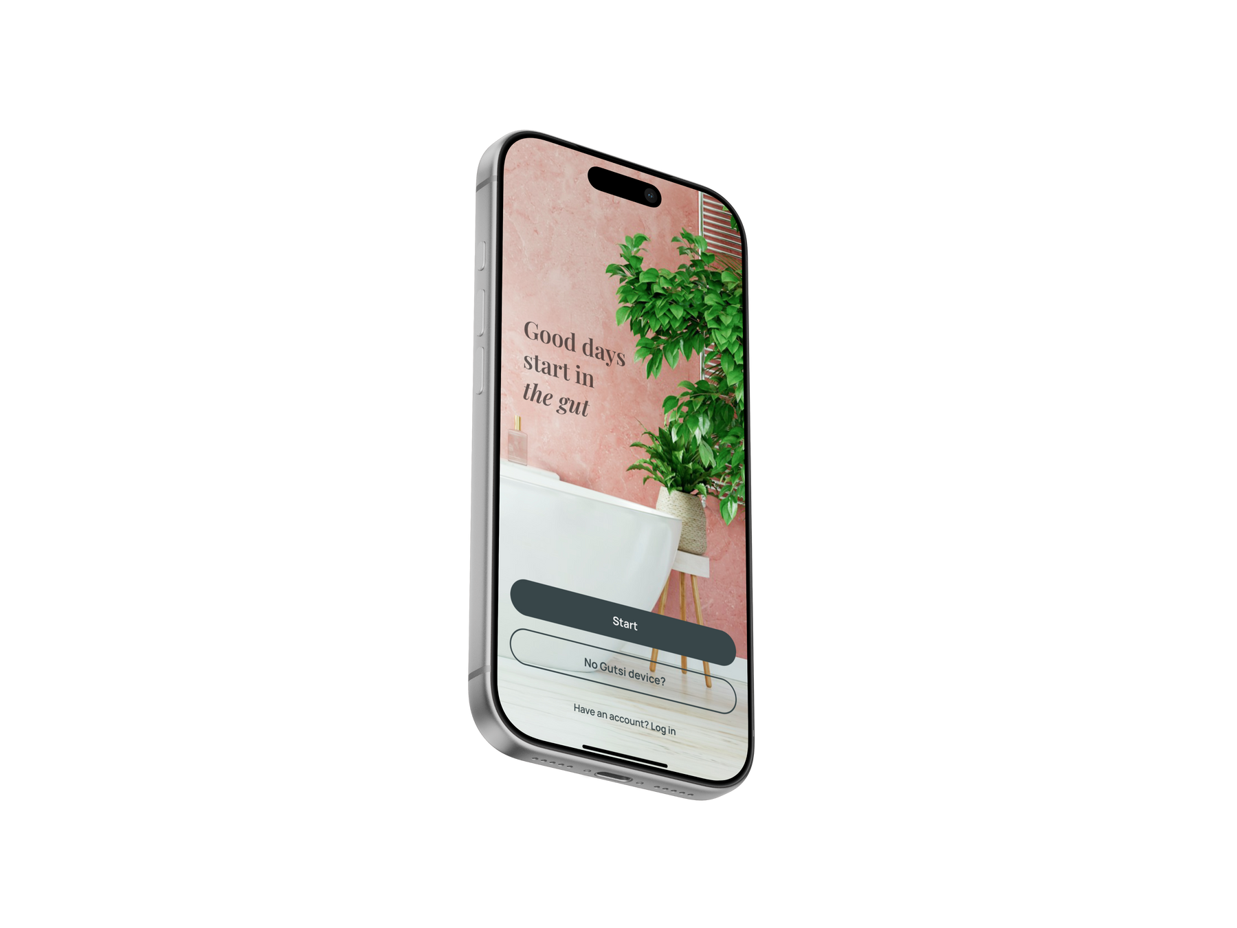 Product in lush environment