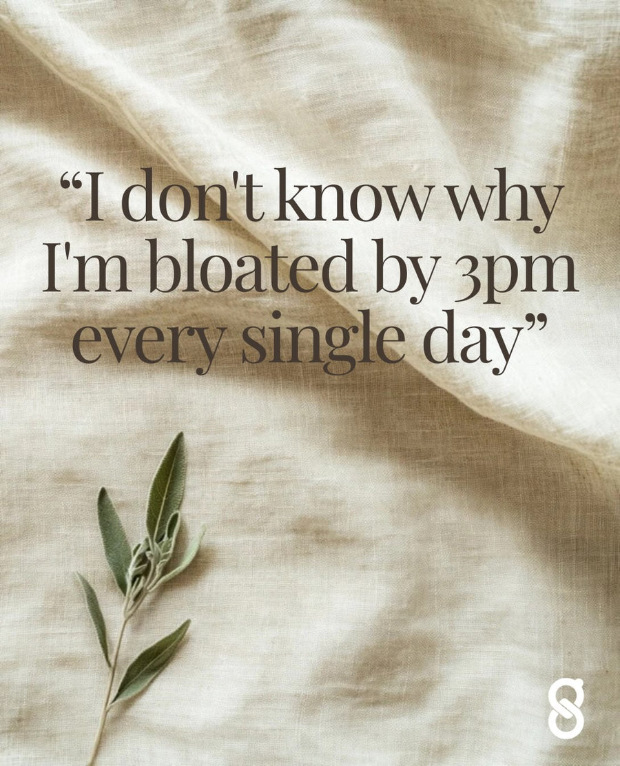 Gutsi Instagram post: I don't know why I'm bloated by 3pm every single day
