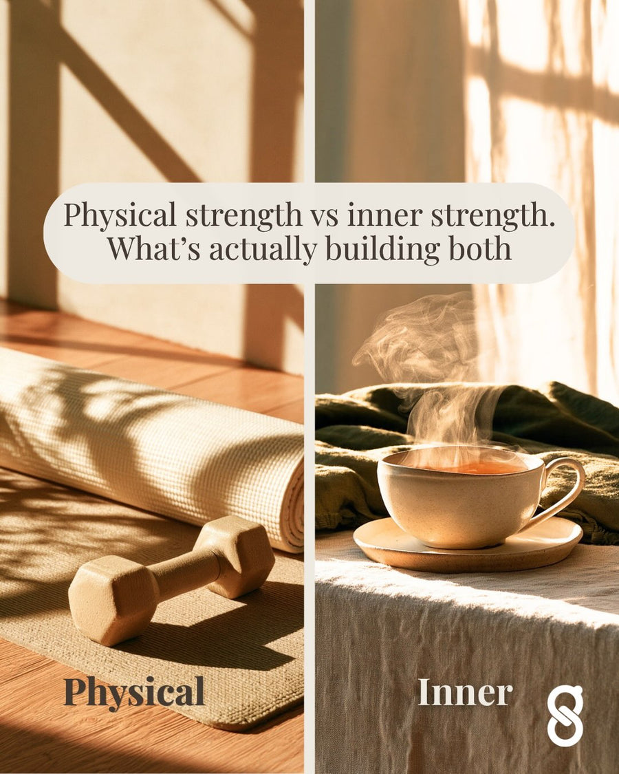 Gutsi Instagram post: physical strength versus inner strength